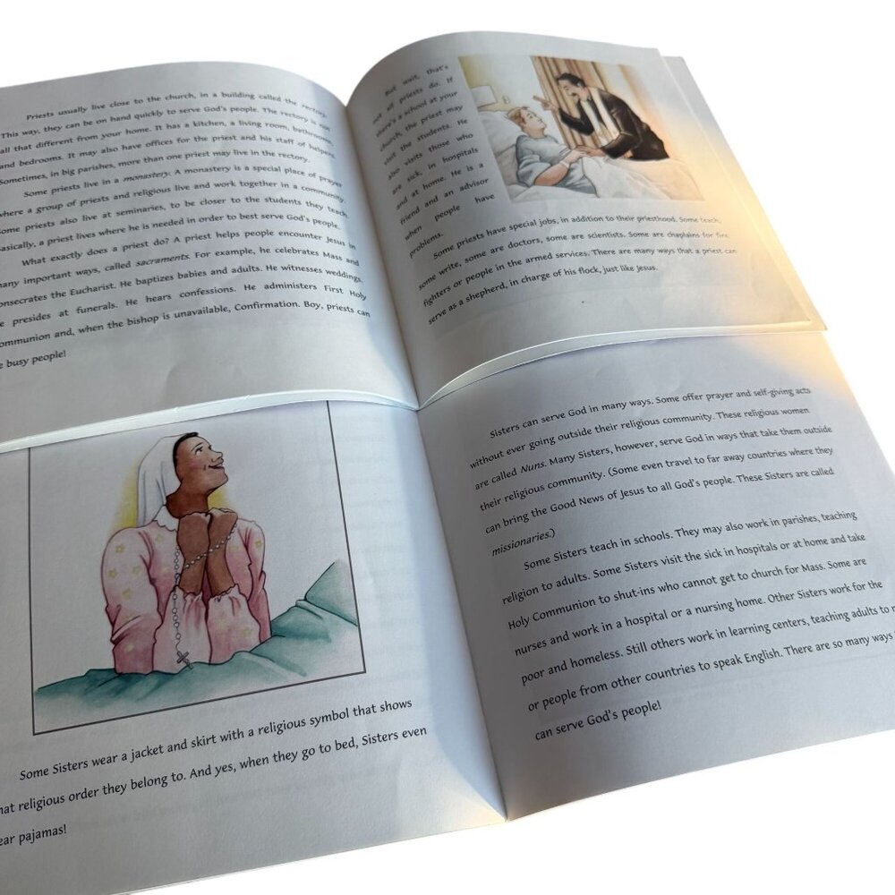 Catholic Vocations Children Books Set Priest Nun Deacon Becoming Where Come From - Picture 11 of 12